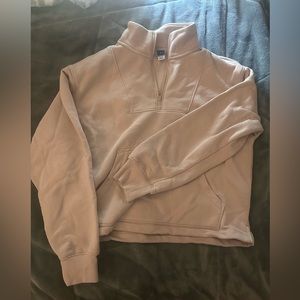 Old navy cropped quarter zip size small